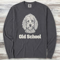 Goldendoodle Old School Long Sleeve Tee - Graphite