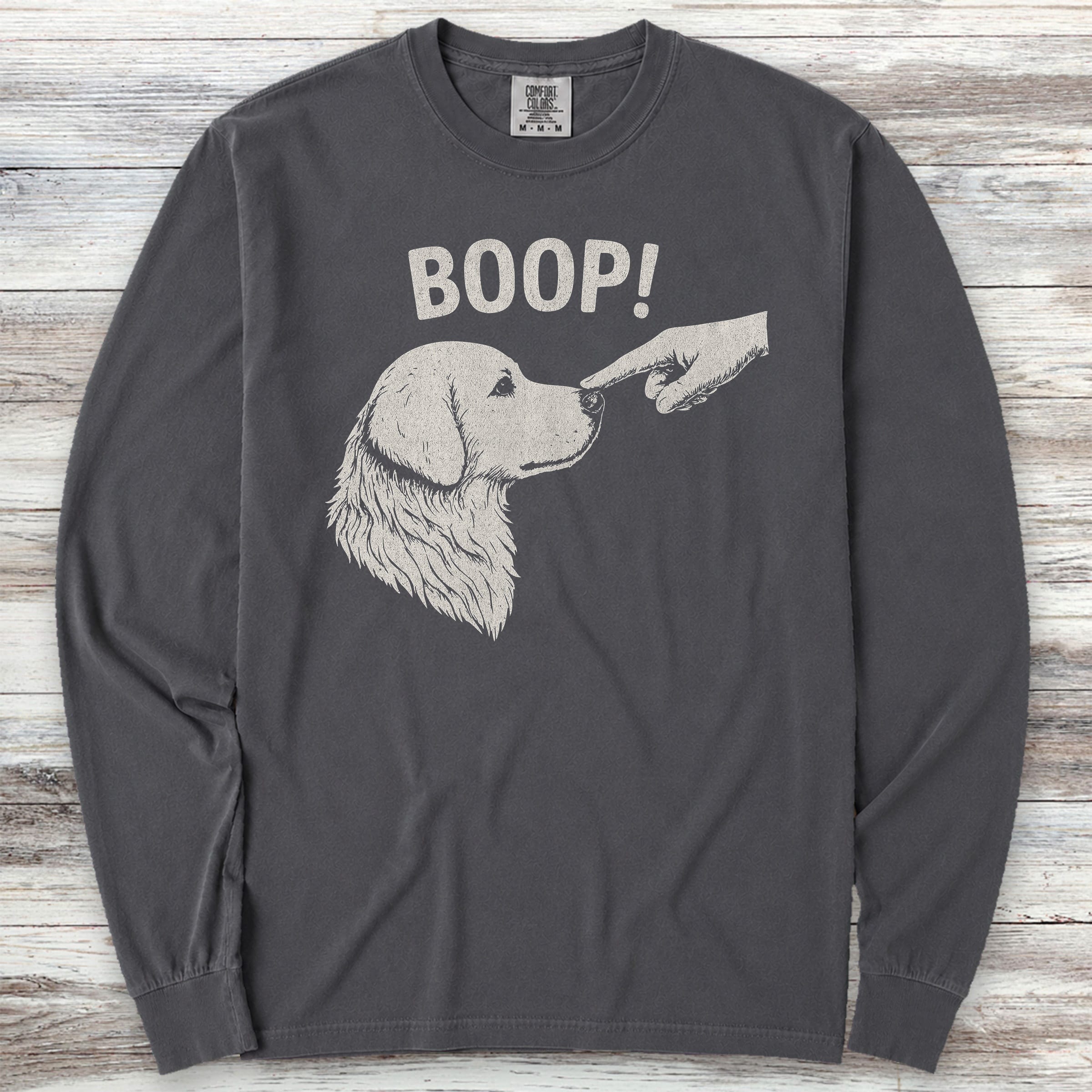 BOOP! Long Sleeve Tee - Graphite
