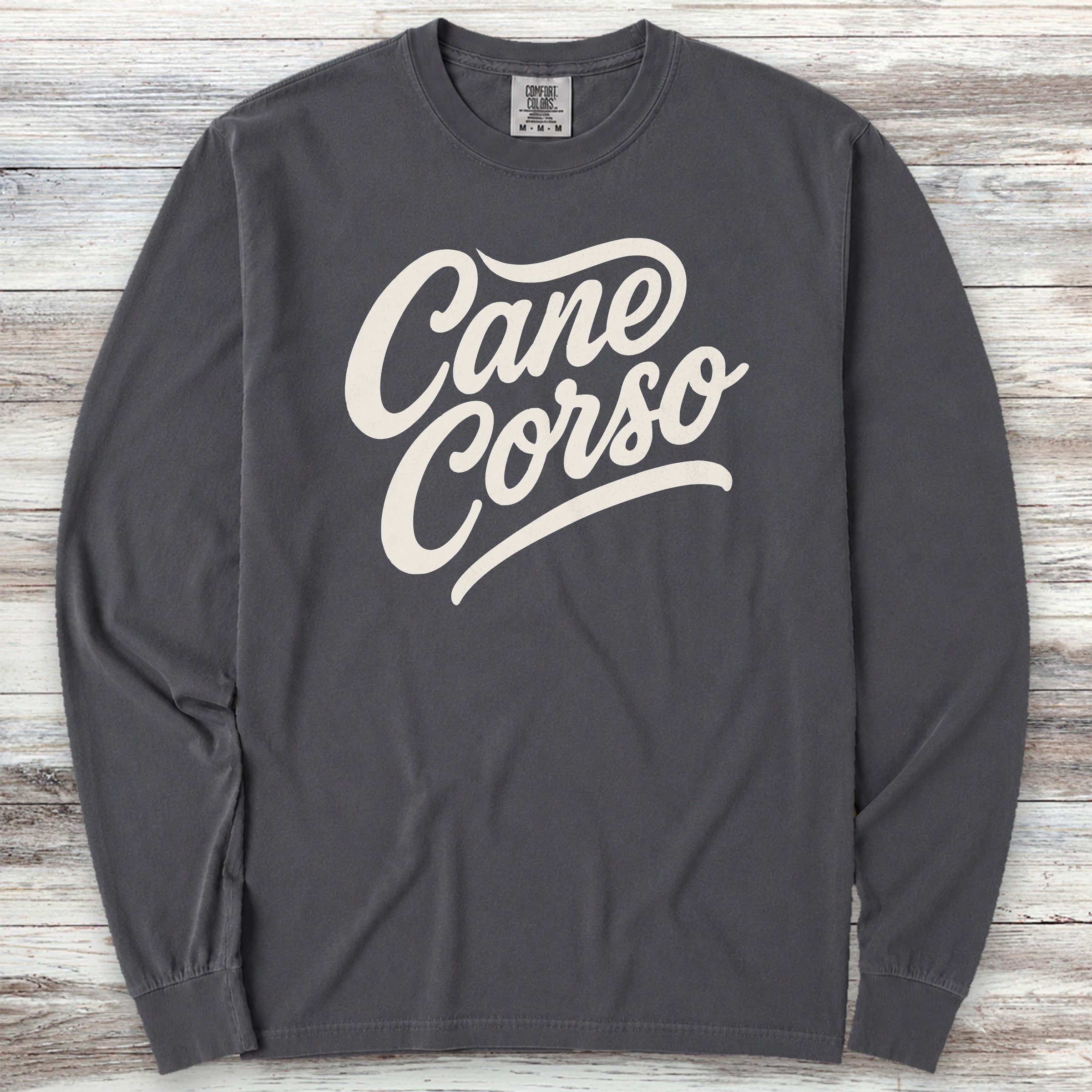Cane Corso Team Long Sleeve Tee - Graphite
