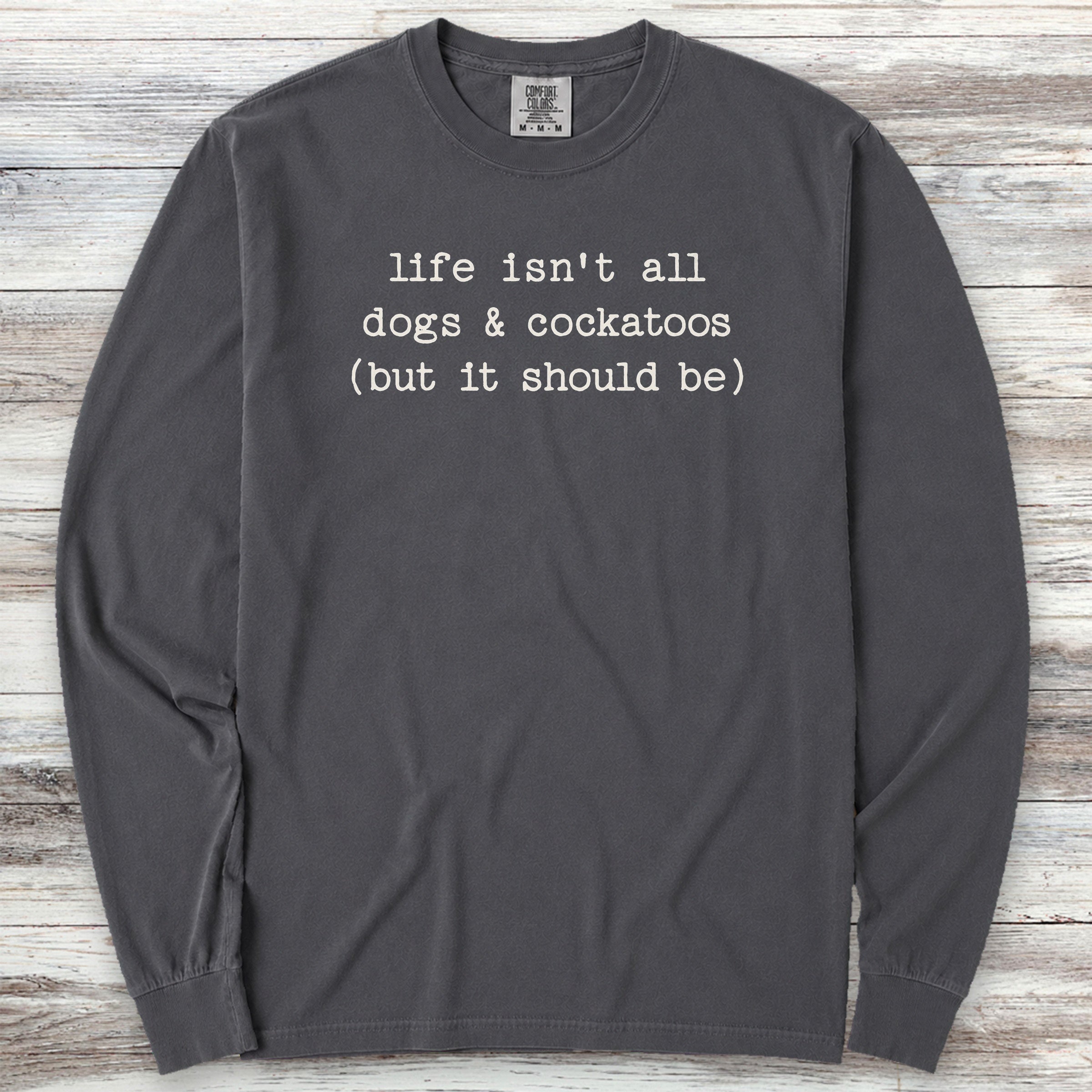 Dogs & Cockatoos Long Sleeve Tee - Graphite