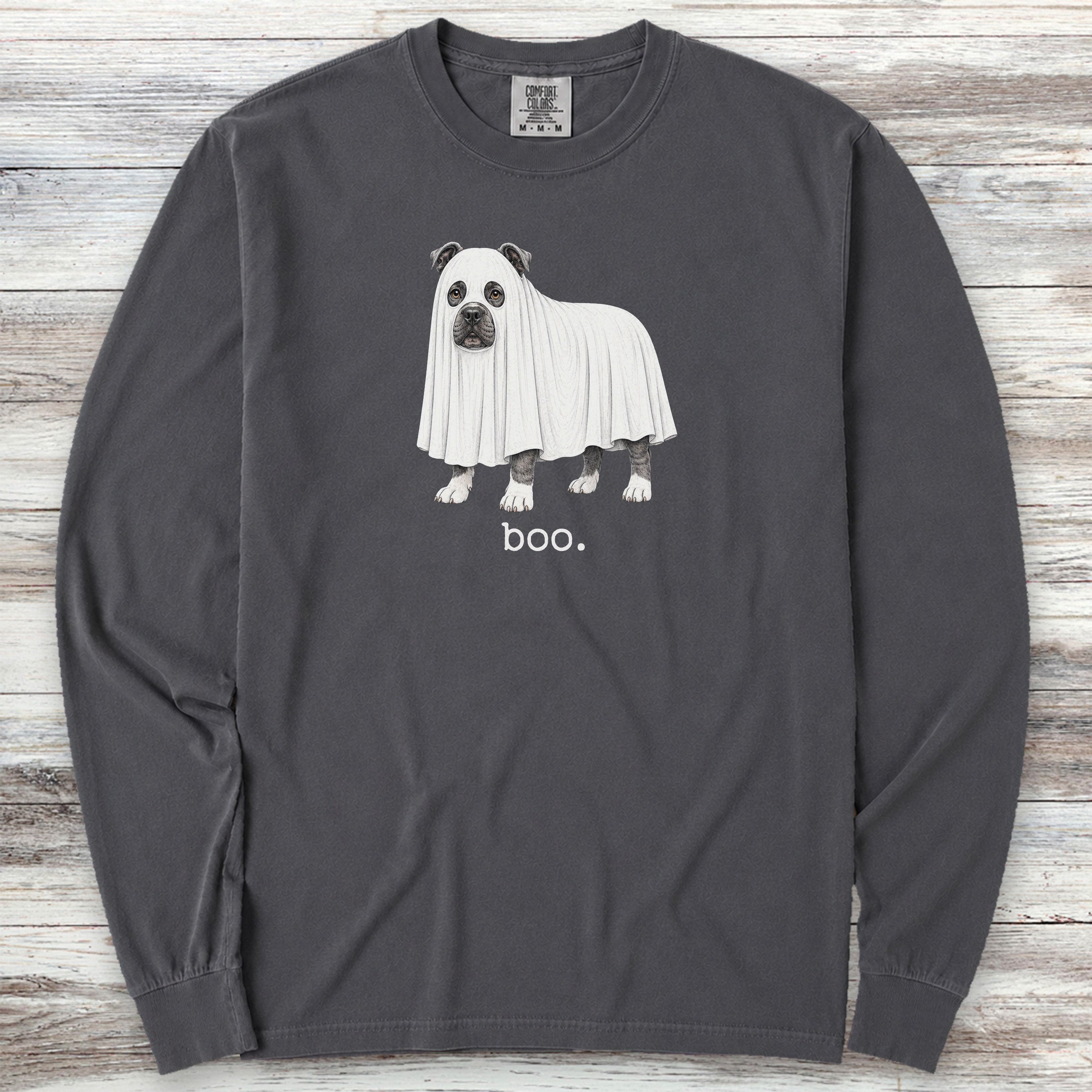 American Bully Boo Long Sleeve Tee - Graphite