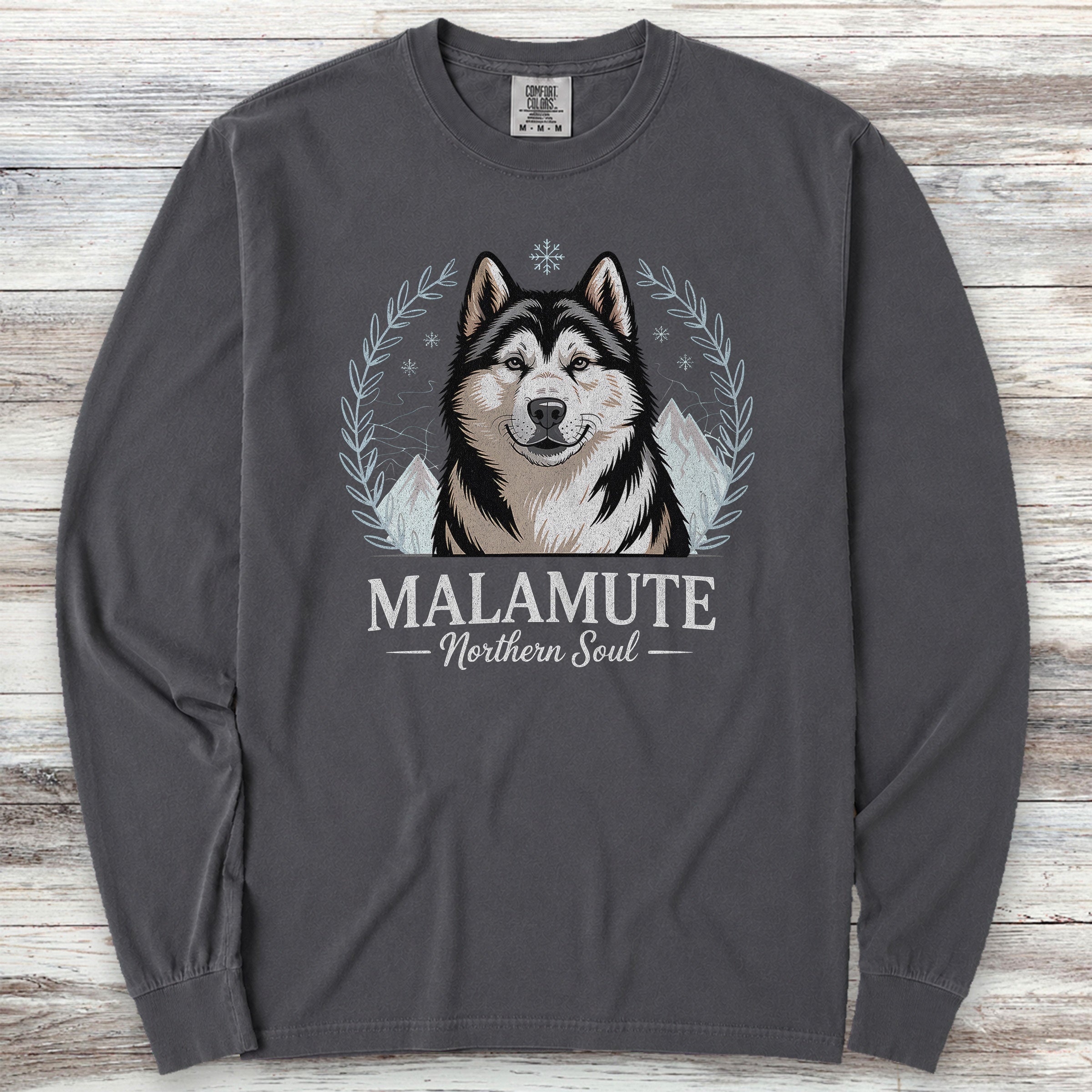 Malamute Northern Soul Long Sleeve Tee - Graphite
