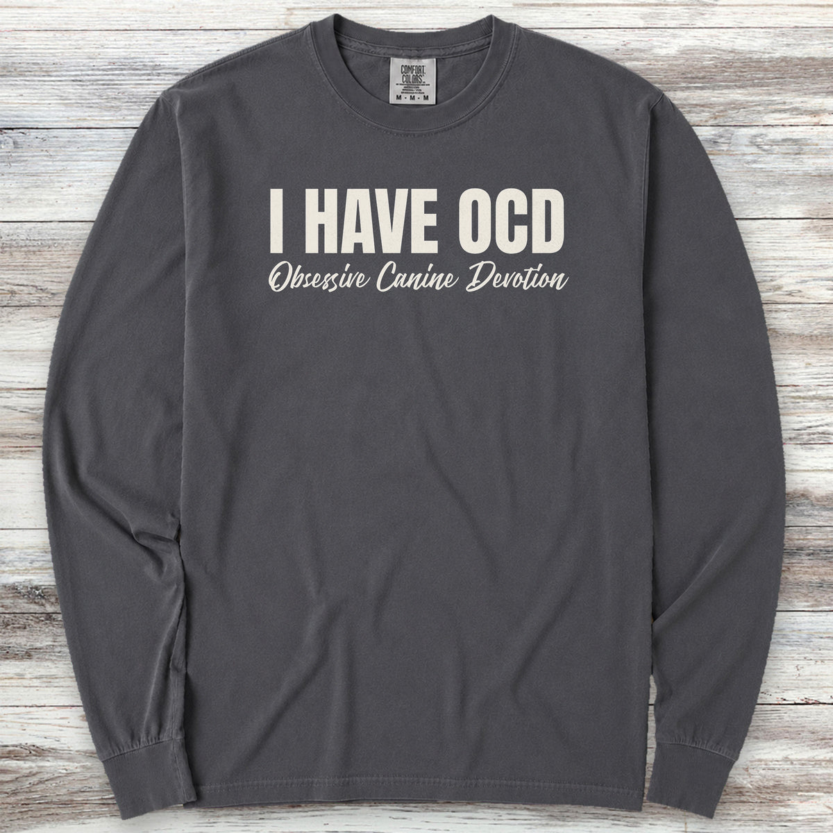 OCD Long Sleeve Tee - Graphite