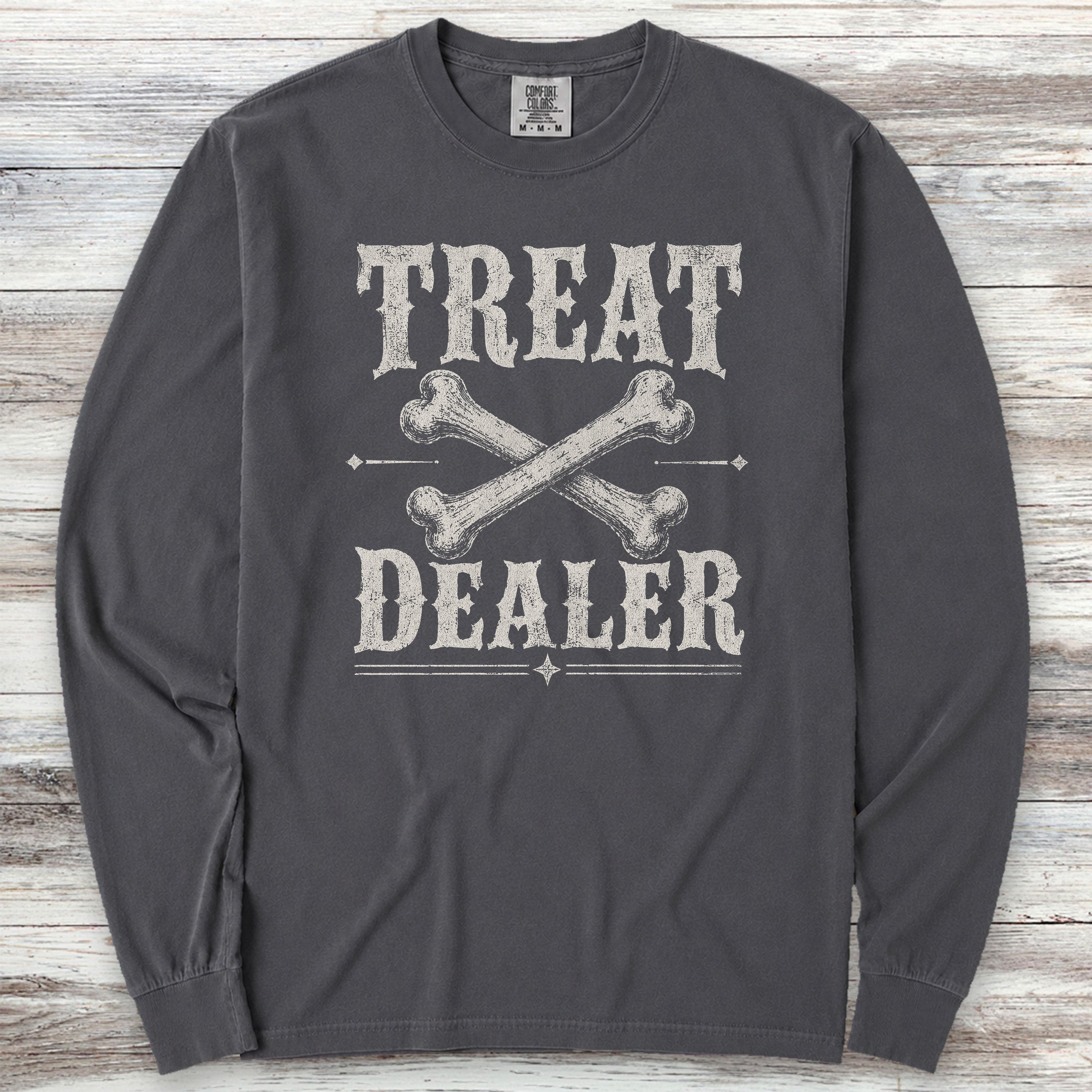 Western Treat Dealer Long Sleeve Tee - Graphite
