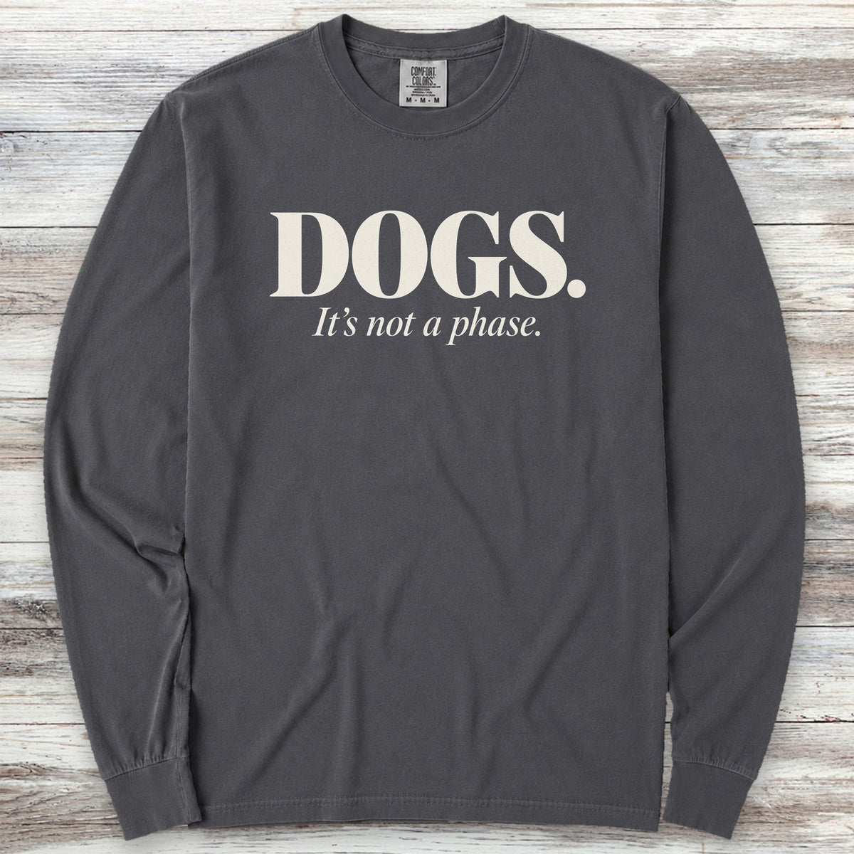 Not a Phase Long Sleeve Tee - Graphite