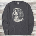 Cavalier King Charles Spaniel Loyalty Long Sleeve Tee - Graphite