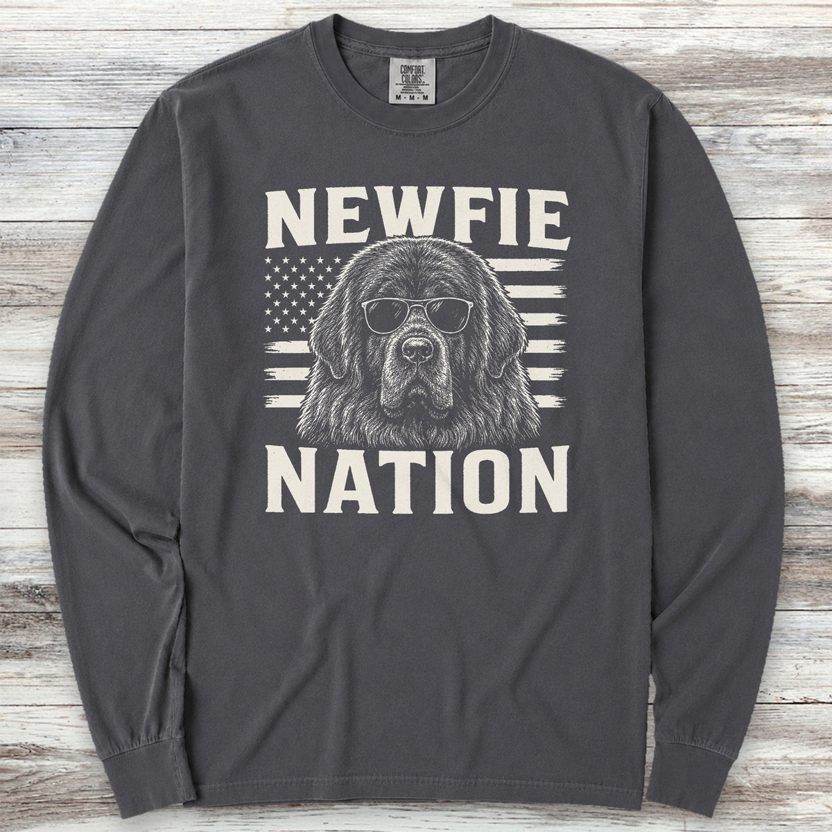 Newfoundland Nation Long Sleeve Tee - Graphite