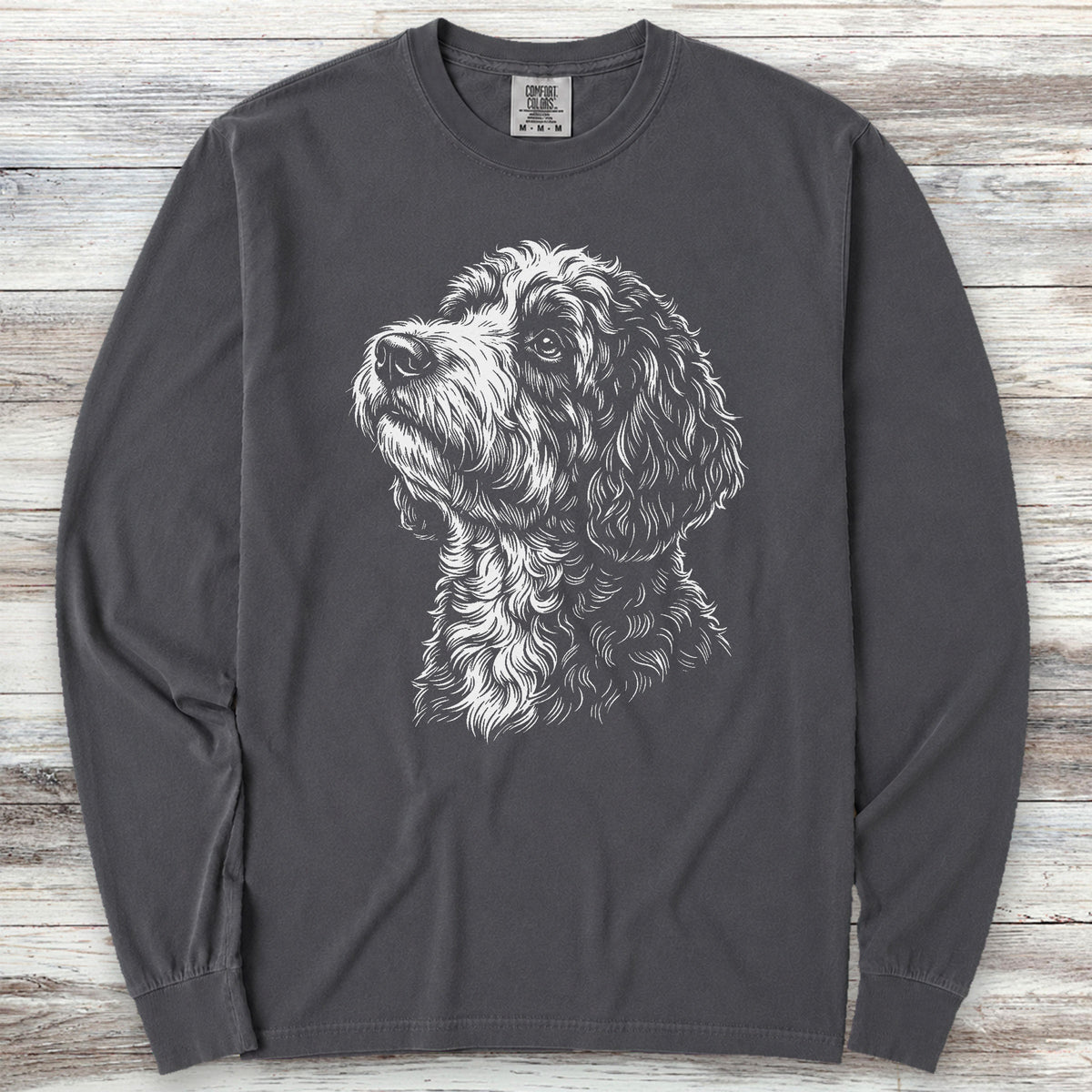 Bernedoodle Loyalty Long Sleeve Tee - Graphite