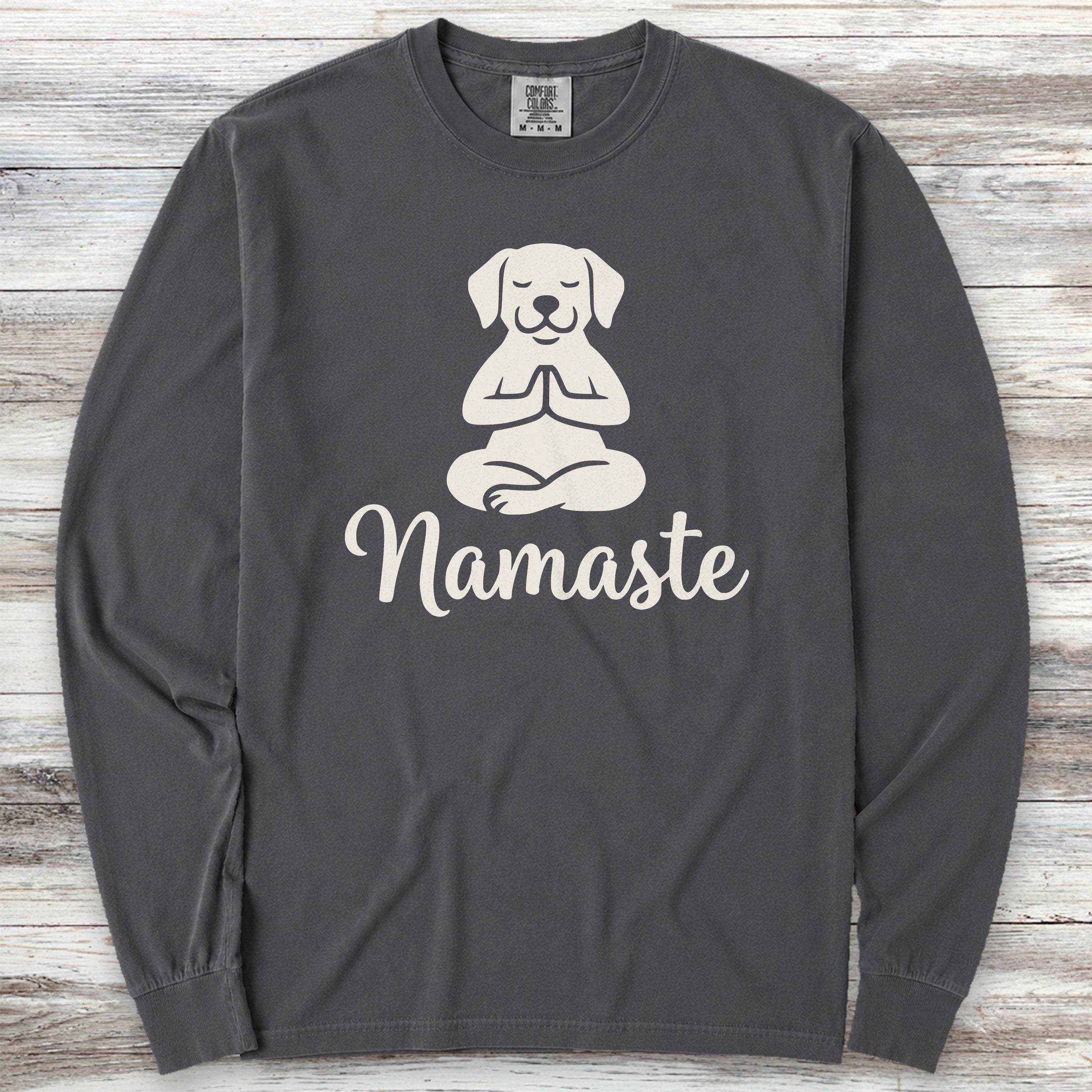 Namaste Long Sleeve Tee - Graphite