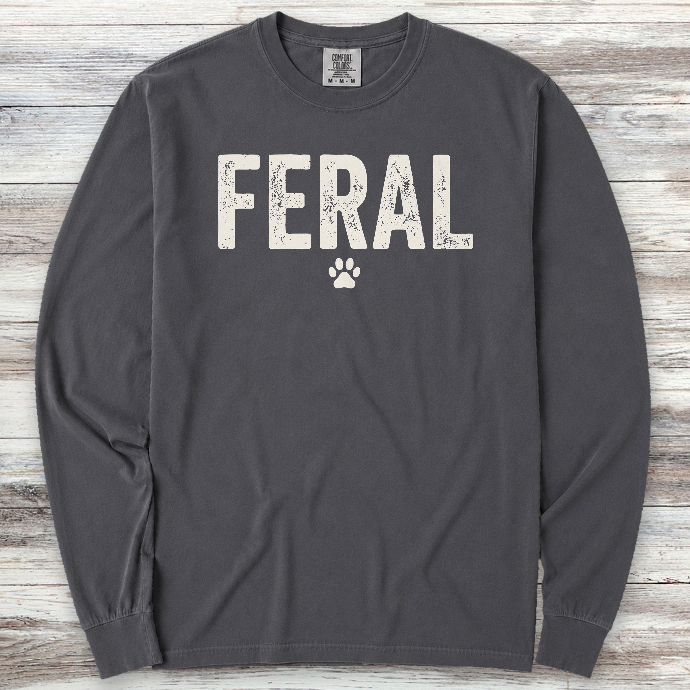 Feral Long Sleeve Tee - Graphite