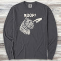 Bouvier Cropped BOOP! Long Sleeve Tee - Graphite