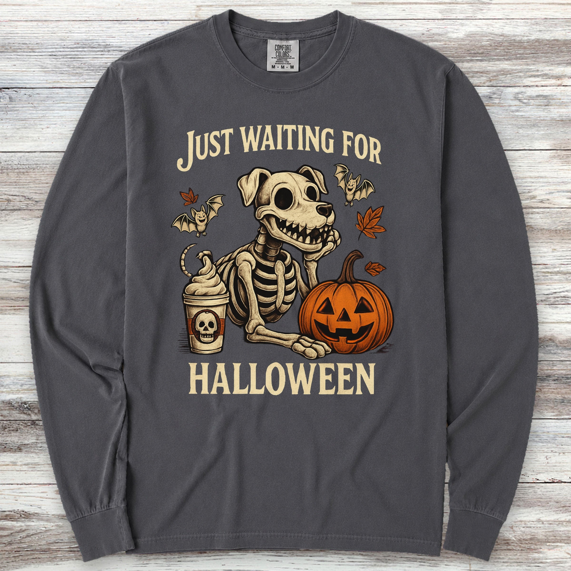 Wait For It Long Sleeve Tee - Graphite