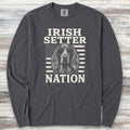 Irish Setter Nation Long Sleeve Tee - Graphite
