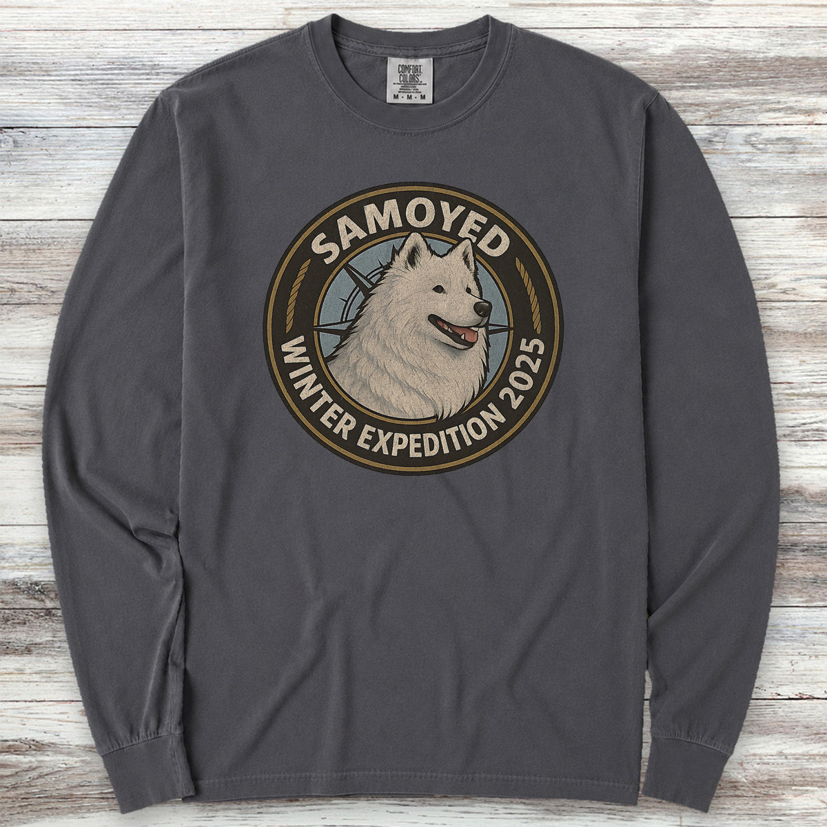 Samoyed Winter Expedition 2025 Long Sleeve Tee - Graphite