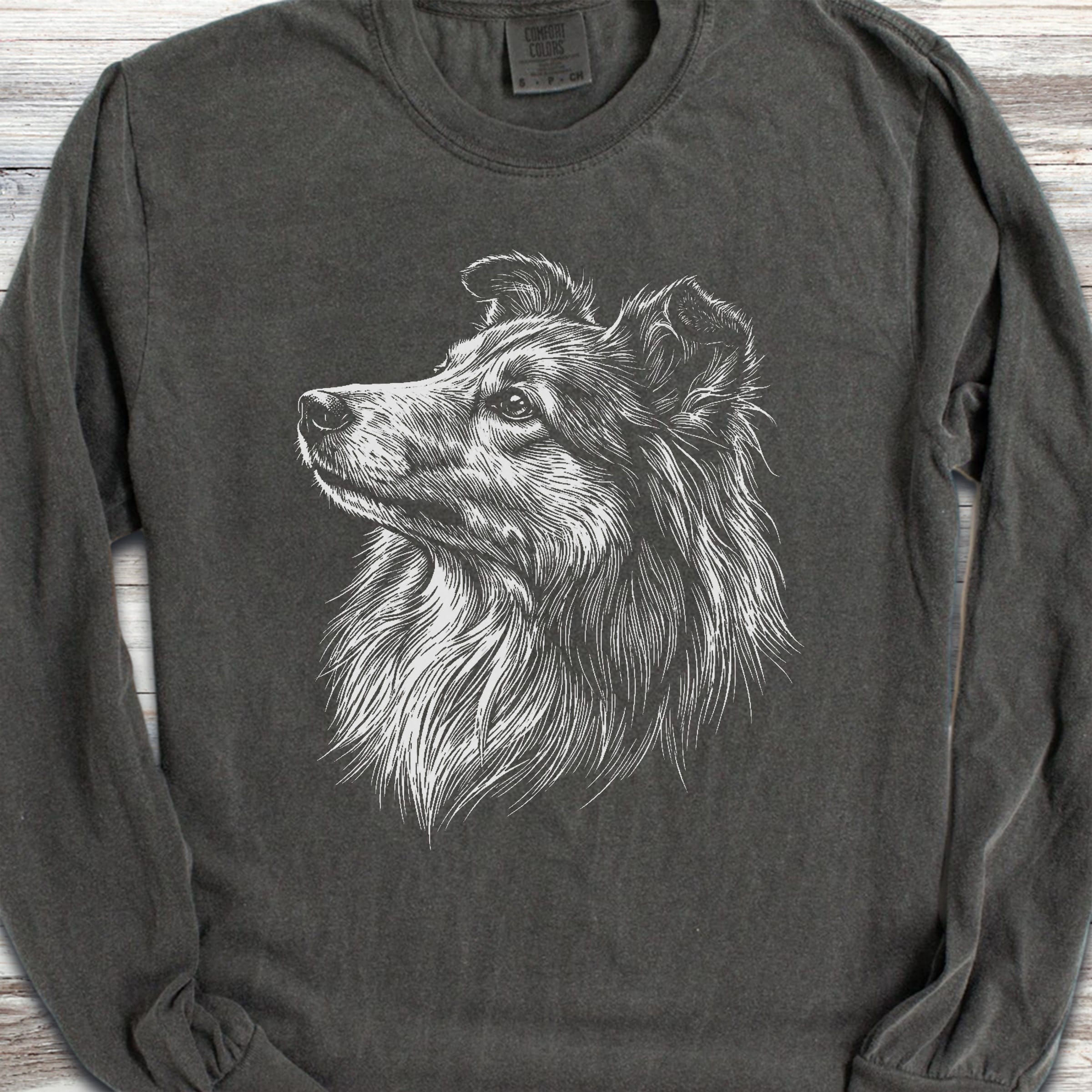 Shetland Sheepdog Loyalty Long Sleeve Tee - Pepper