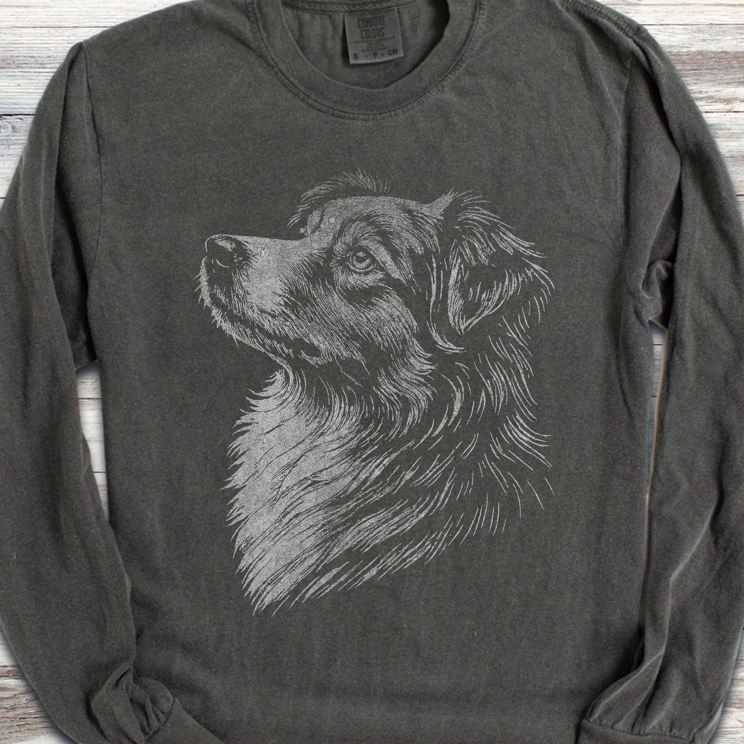 Australian Shepherd Loyalty Long Sleeve Tee - Pepper