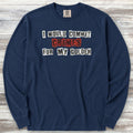 Golden Retriever Crimes Long Sleeve Tee - True Navy