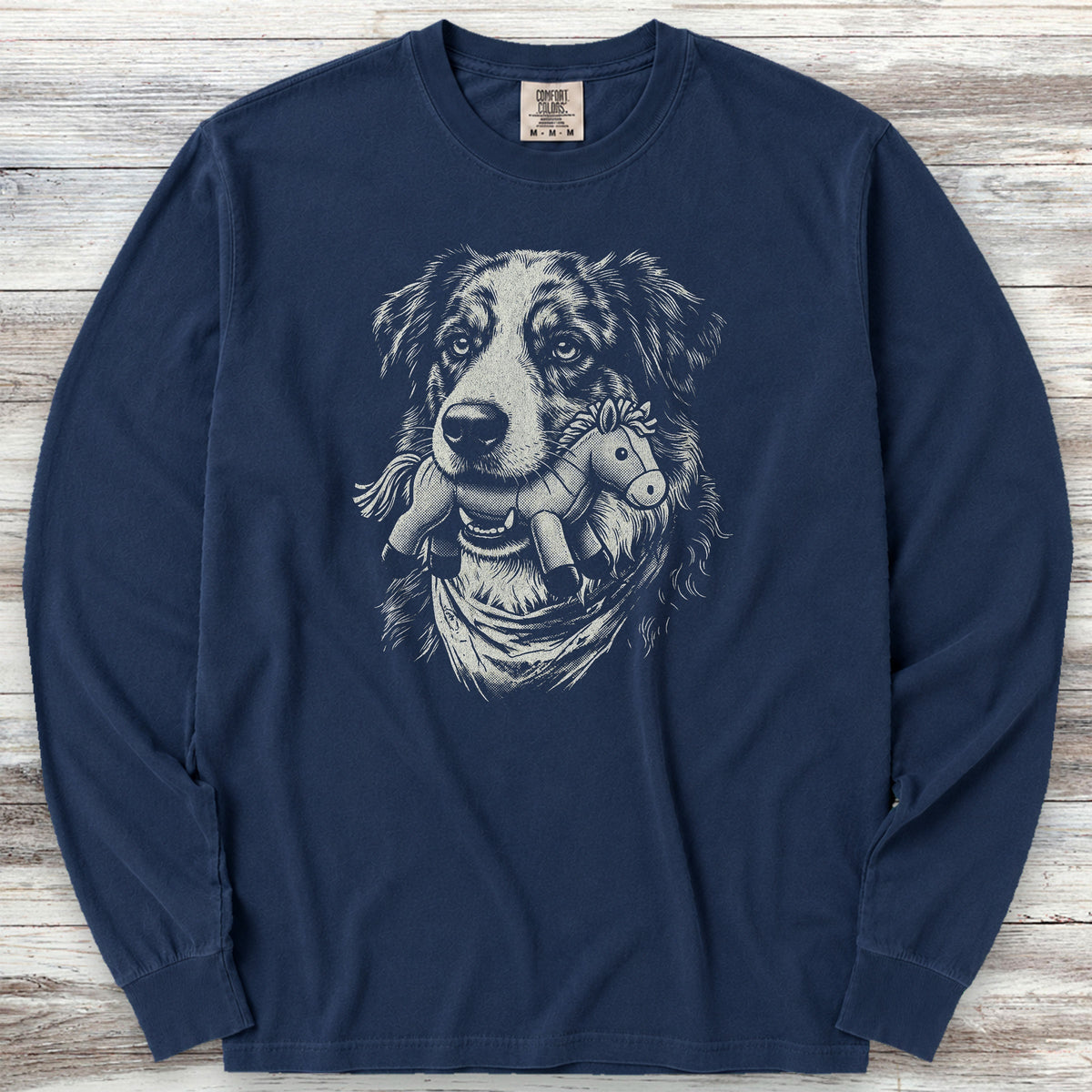 American Shepherd Favorite Toy Long Sleeve Tee - True Navy