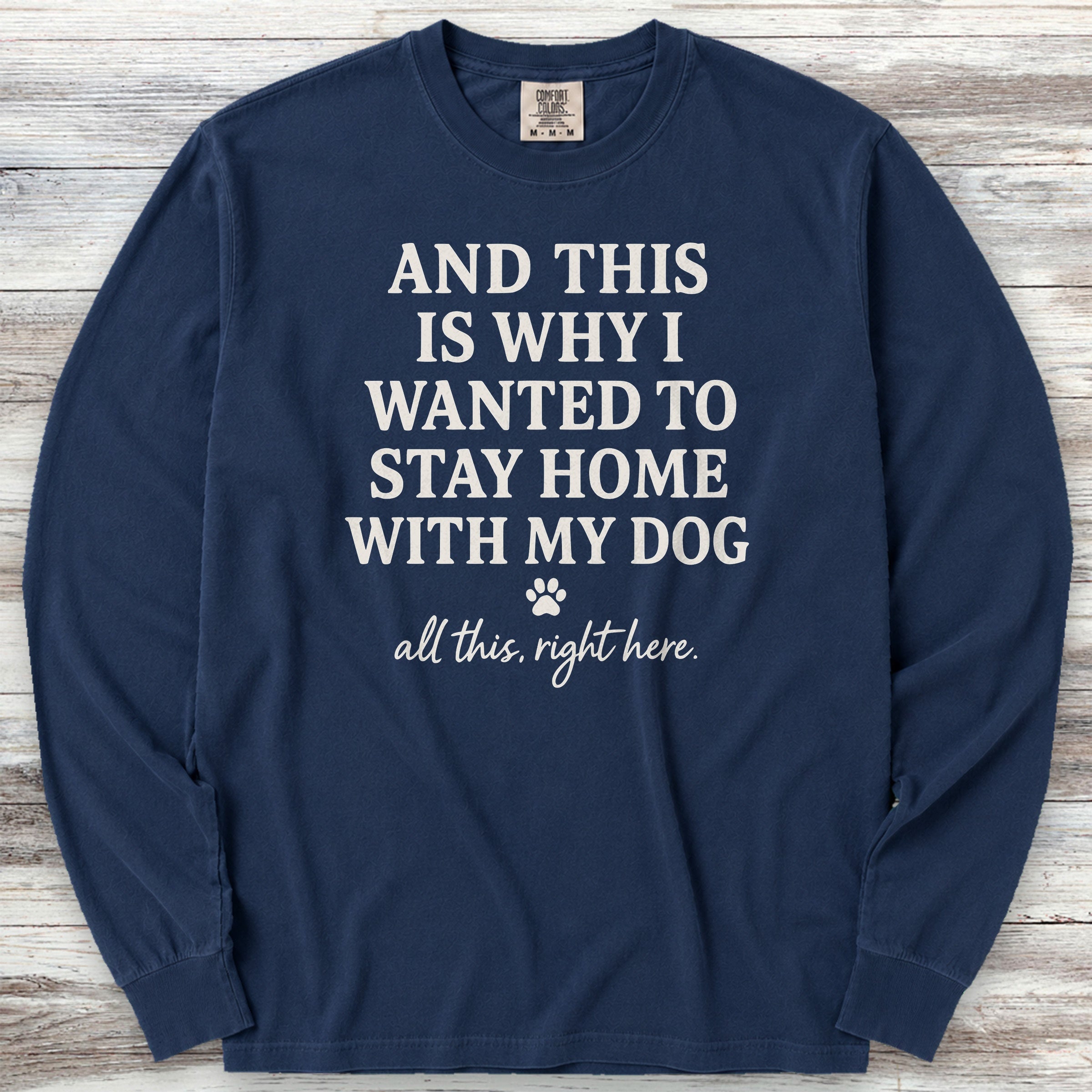 This Is Why Long Sleeve Tee - True Navy