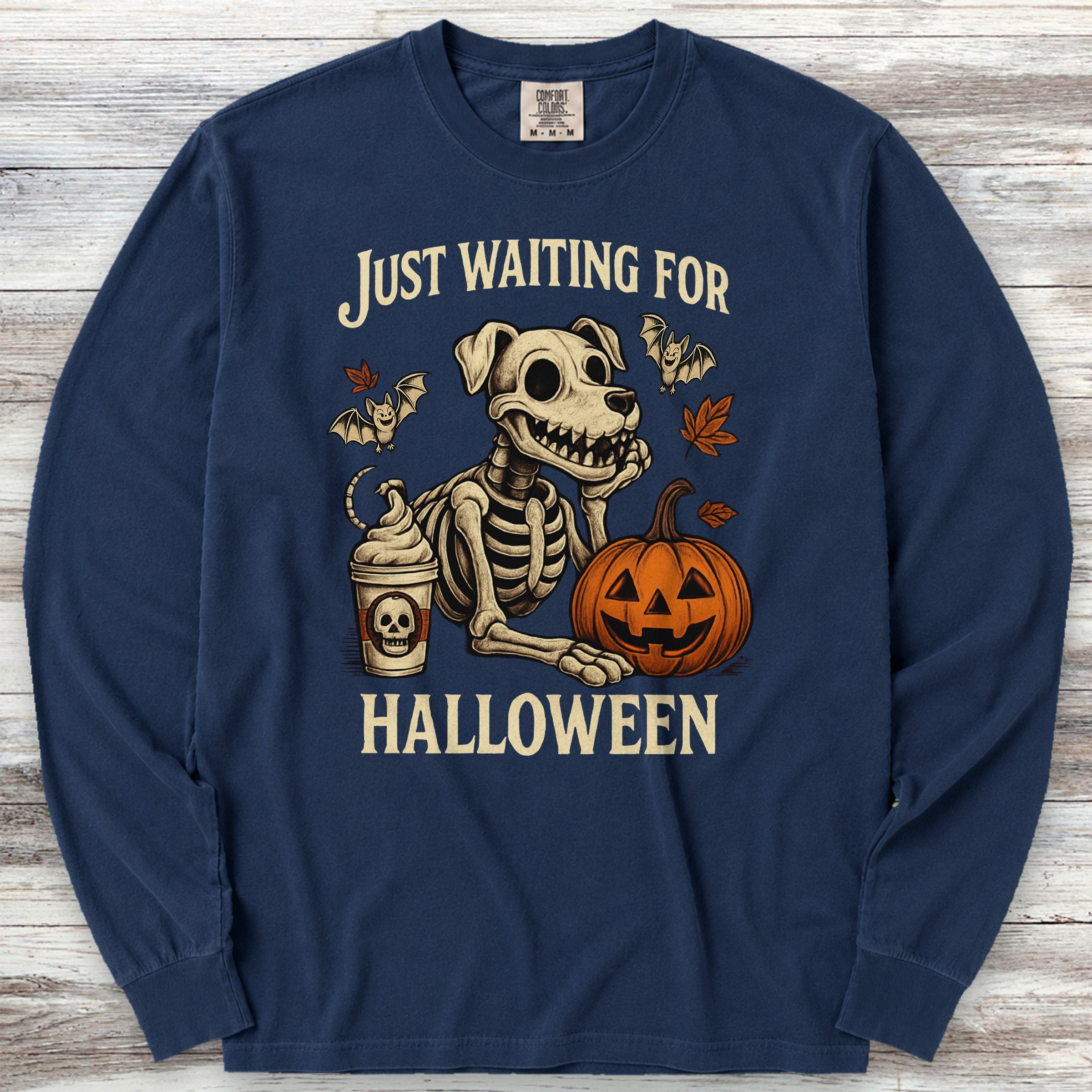 Wait For It Long Sleeve Tee - True Navy