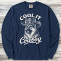 German Shepherd Cool It Long Sleeve Tee - True Navy