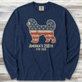 Bernedoodle 250 Long Sleeve Tee - True Navy