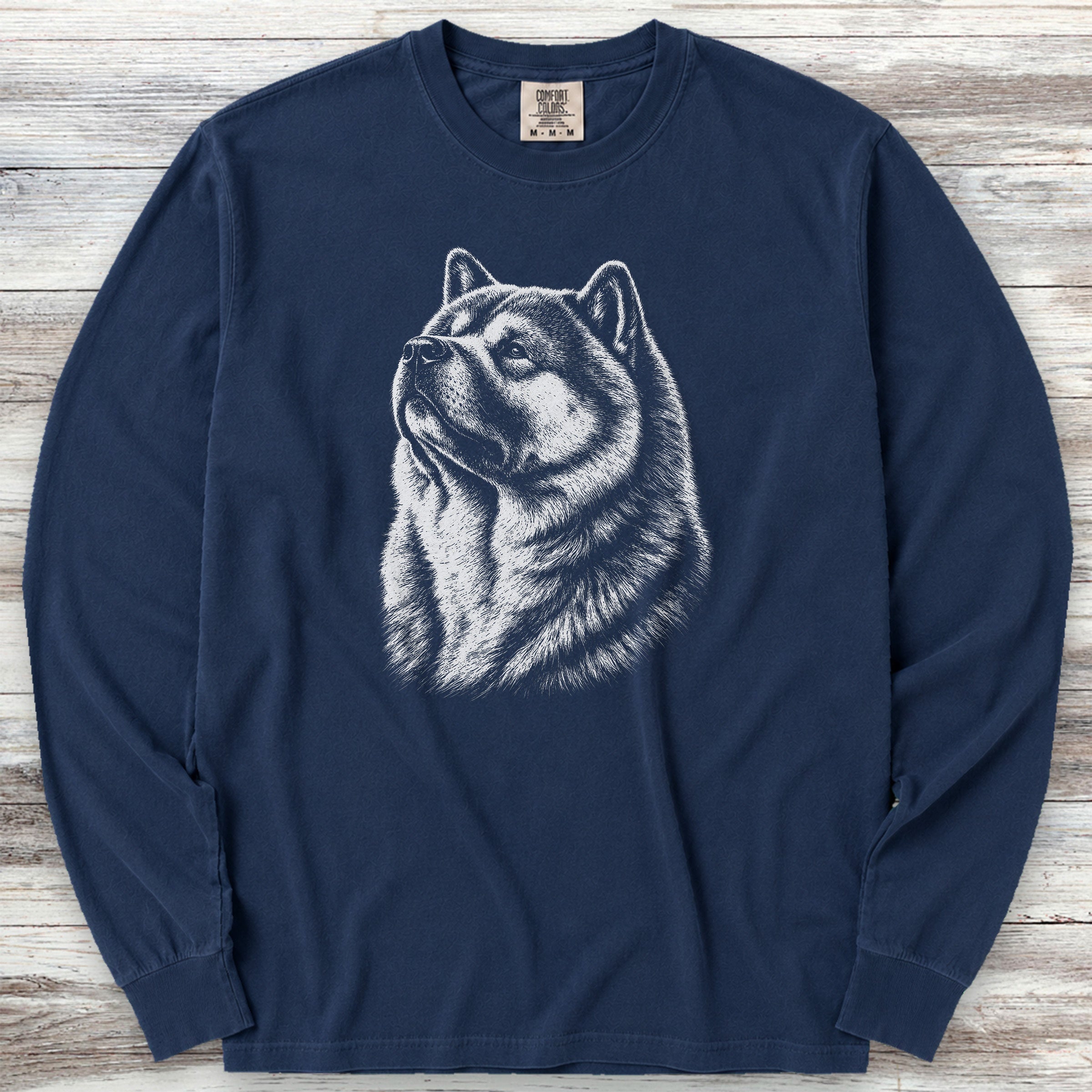 Akita Loyalty Long Sleeve Tee - True Navy