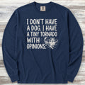 Shetland Sheepdog Tornado Long Sleeve Tee - True Navy