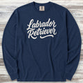 Labrador Retriever Team Long Sleeve Tee - True Navy