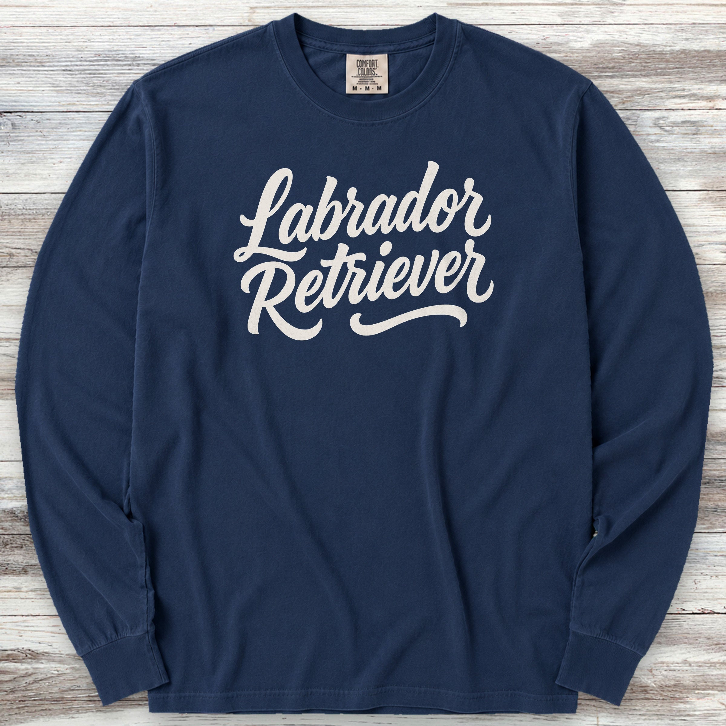 Labrador Retriever Team Long Sleeve Tee - True Navy