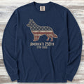 Australian Cattle Dog 250 Long Sleeve Tee - True Navy