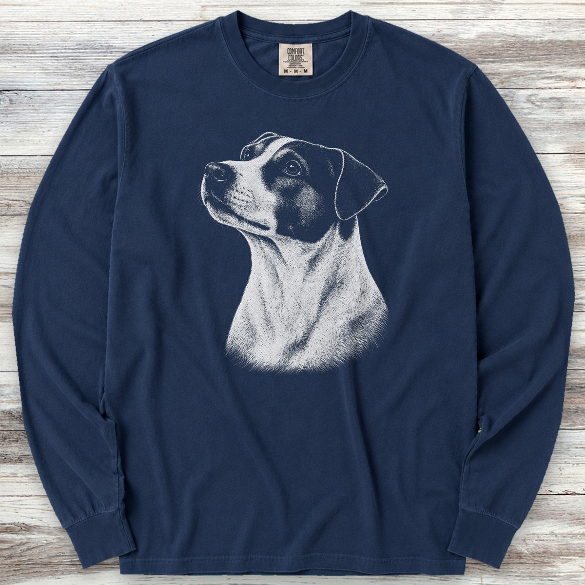 Jack Russell Loyalty Long Sleeve Tee - True Navy