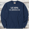 Labradoodle Normal Long Sleeve Tee - True Navy
