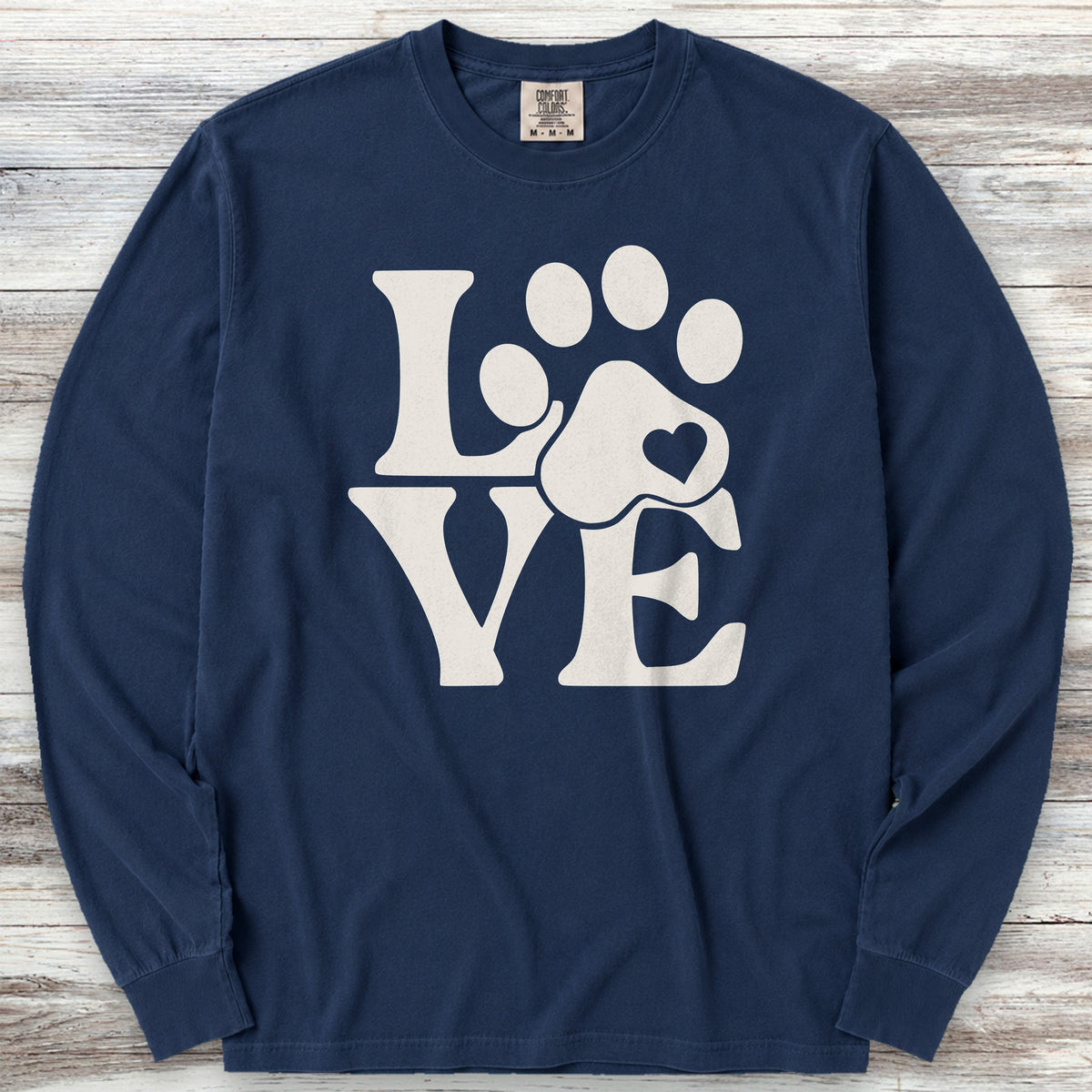 Love Long Sleeve Tee - True Navy