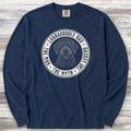 Labradoodle Dad Legend Long Sleeve Tee - True Navy
