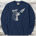 Beagle BOOP! Long Sleeve Tee - True Navy