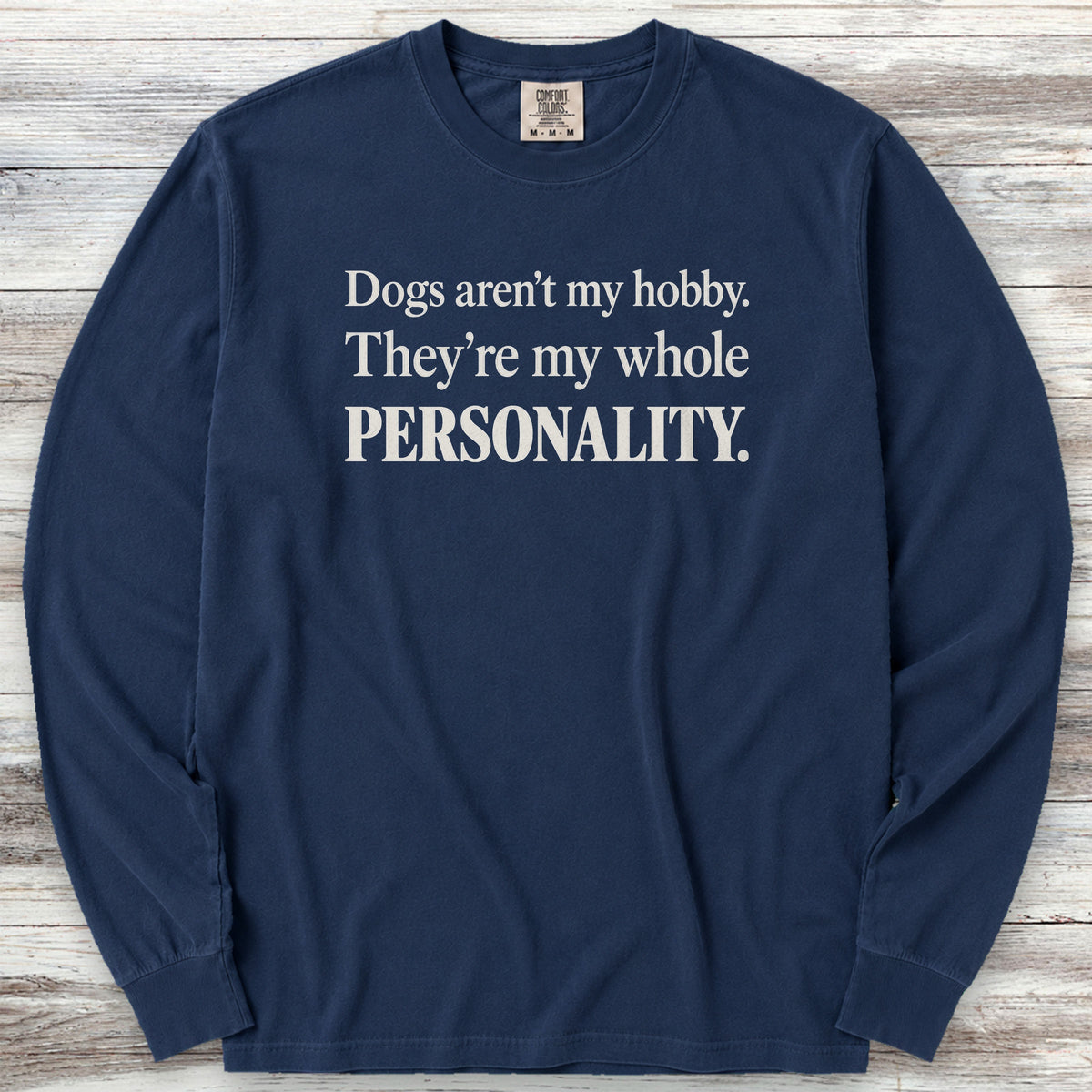 Whole Personality Long Sleeve Tee - True Navy