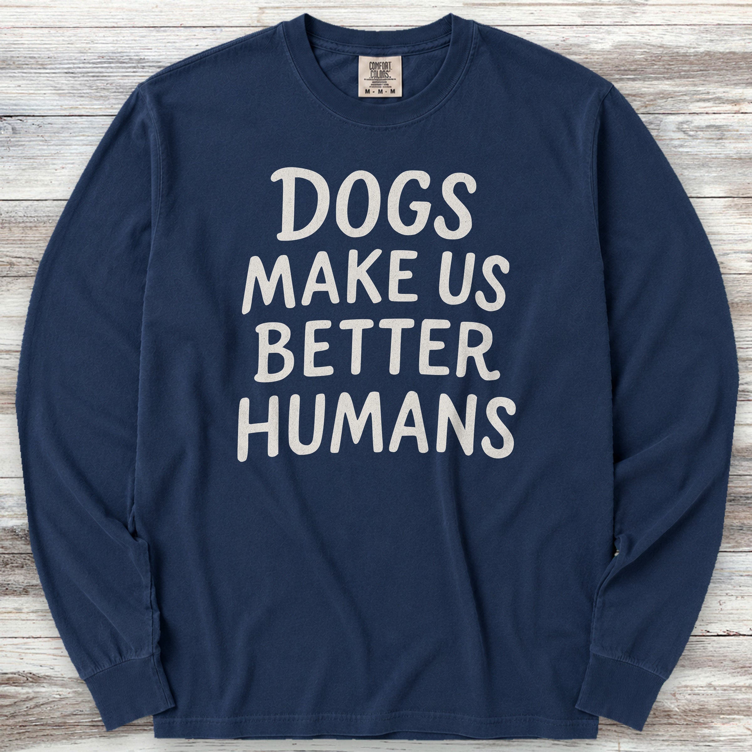 Better Humans Long Sleeve Tee - True Navy