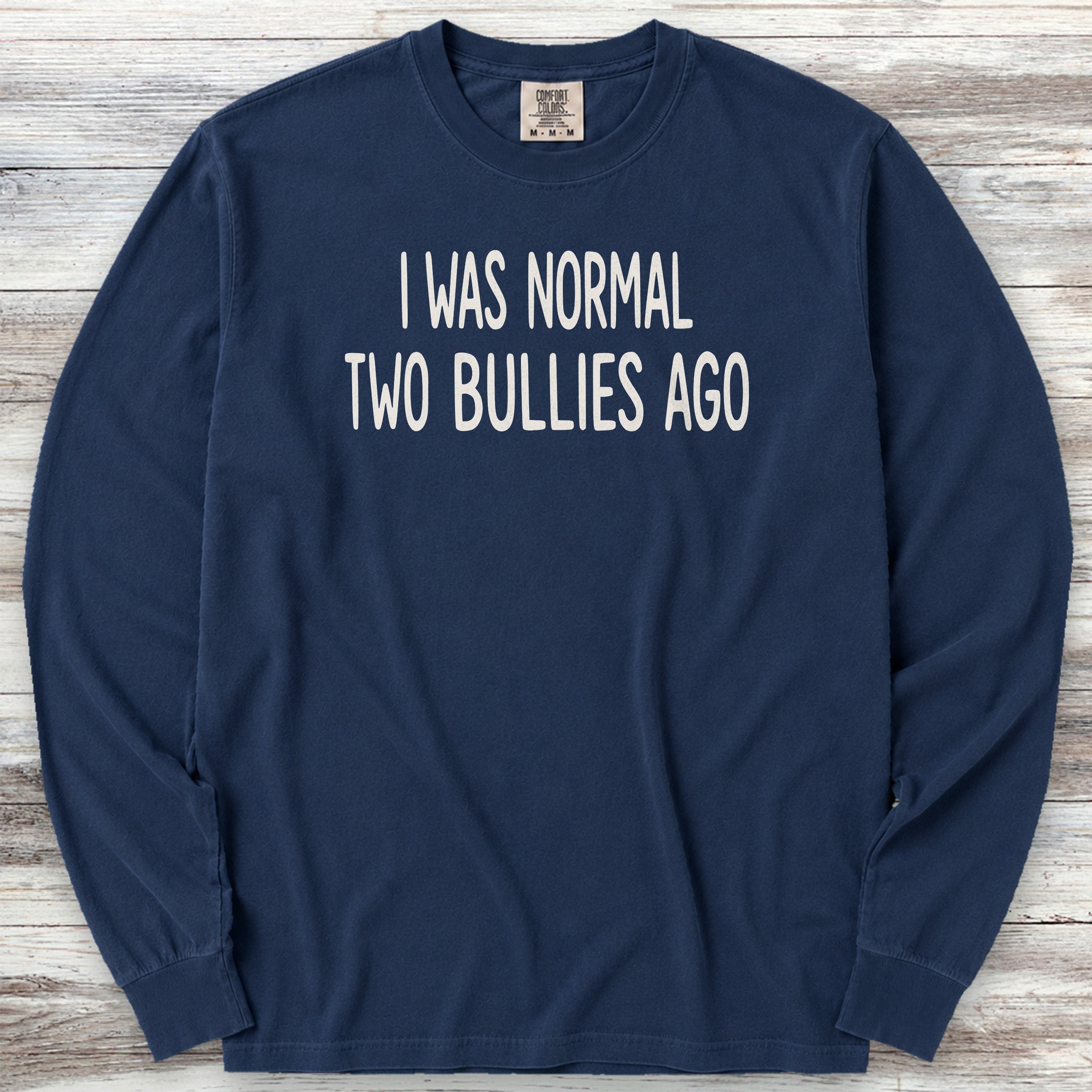 American Bully Normal Long Sleeve Tee - True Navy