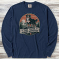 Bernese Mountain Dog Tested Long Sleeve Tee - True Navy