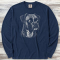 Boxer Butterfly Long Sleeve Tee - True Navy