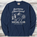 Bernese Mountain Dog Oberland Long Sleeve Tee - True Navy