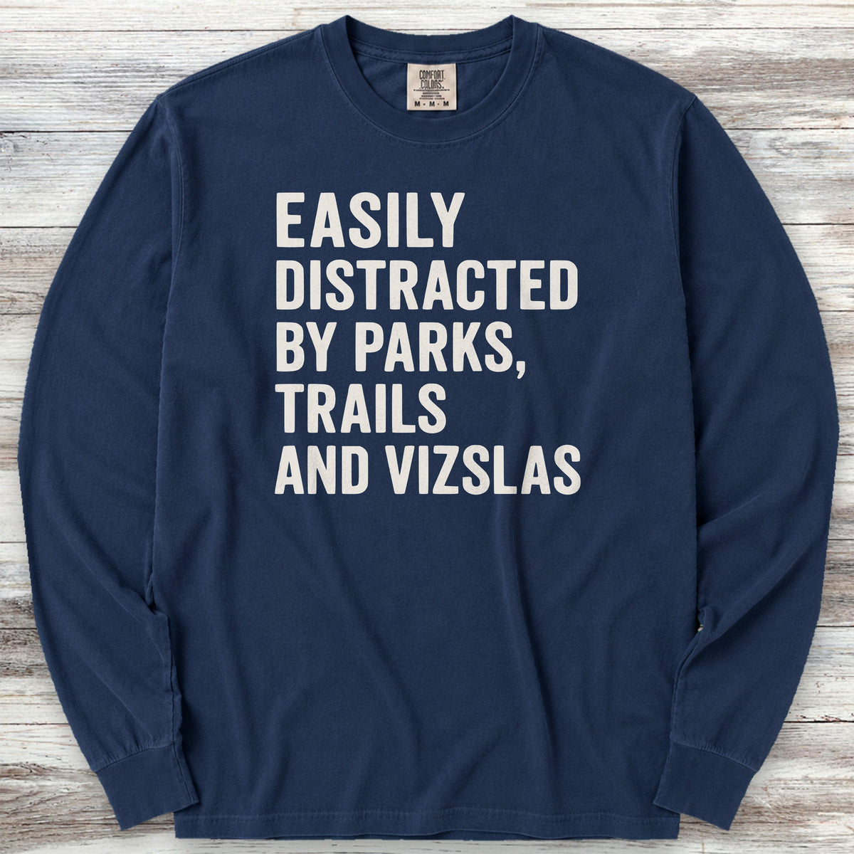 Vizsla Trails Long Sleeve Tee - True Navy