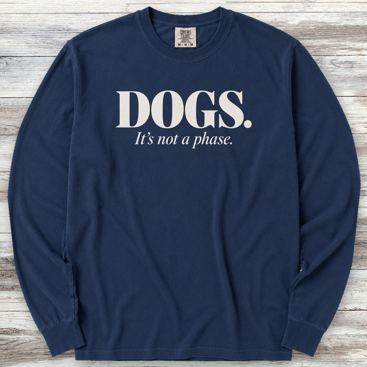 Not a Phase Long Sleeve Tee - True Navy