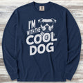 Pit Bull Cool Dog Long Sleeve Tee - True Navy