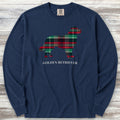 Golden Retriever Winter Long Sleeve Tee - True Navy