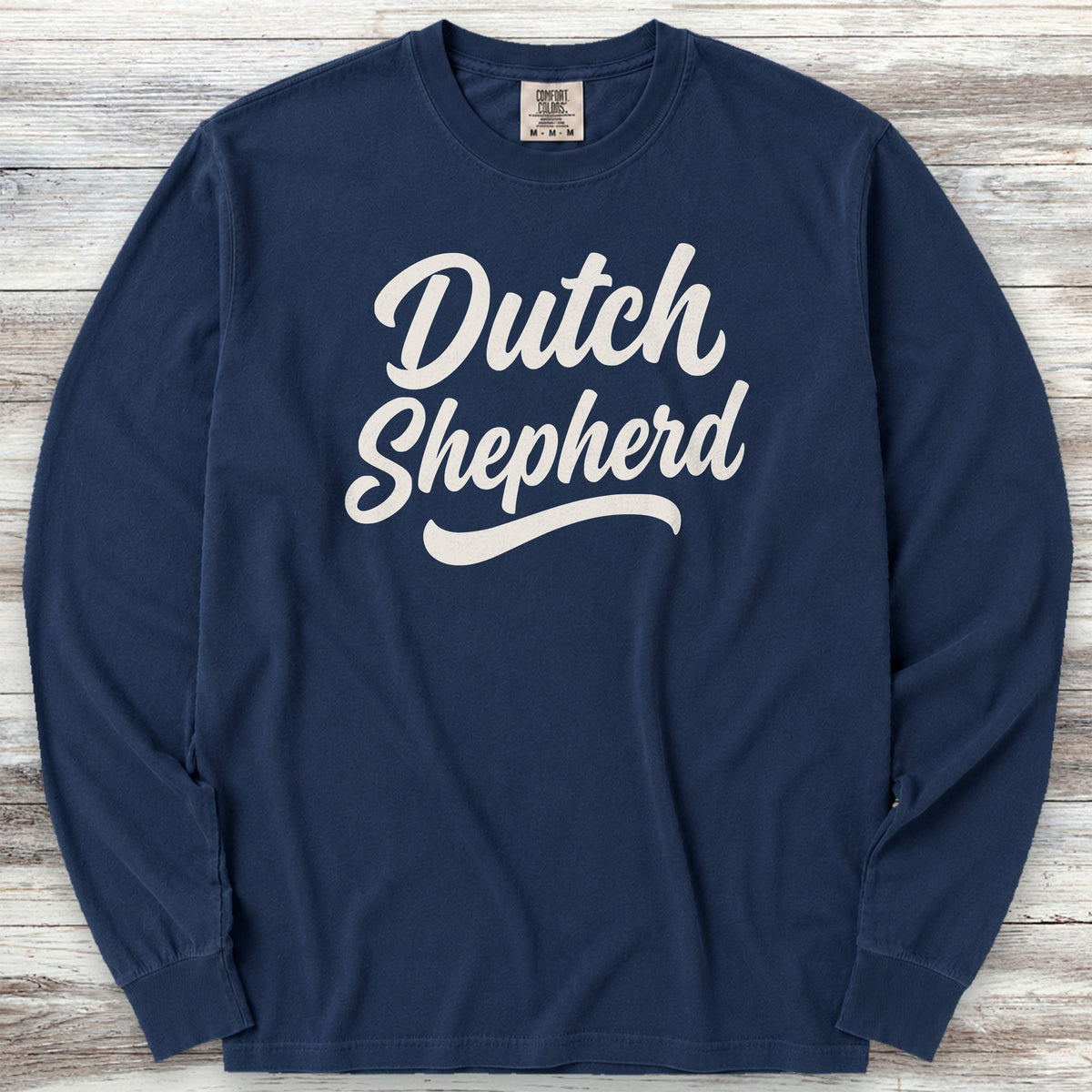Dutch Shepherd Team Long Sleeve Tee - True Navy