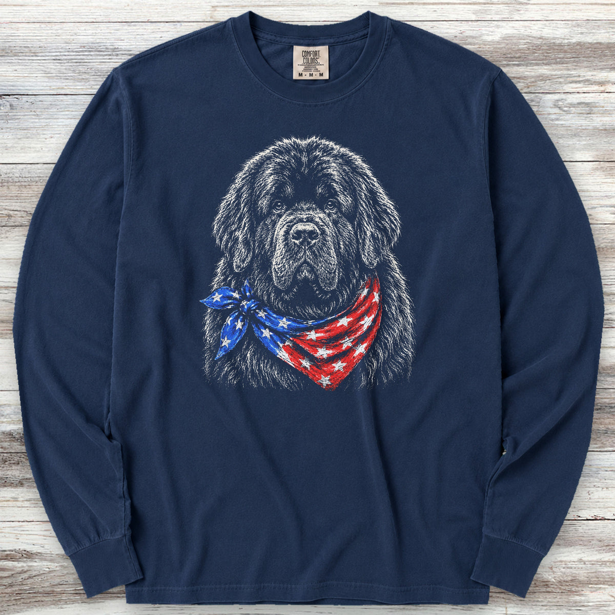 Newfoundland Patriot Long Sleeve Tee - True Navy