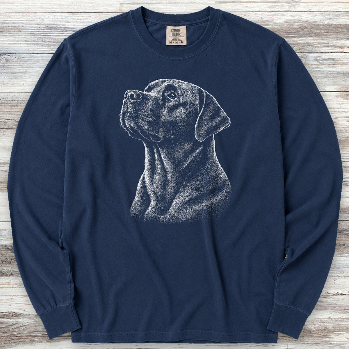 Labrador Retriever Loyalty Long Sleeve Tee - True Navy