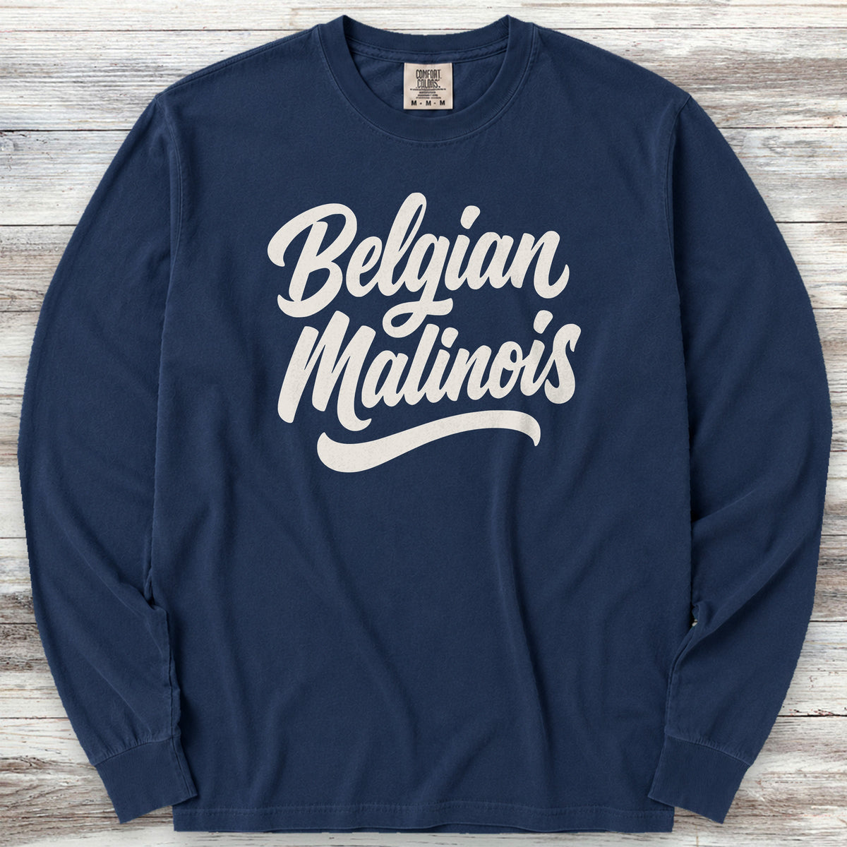 Belgian Malinois Team Long Sleeve Tee - True Navy